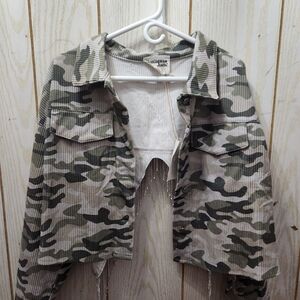 Savanna Jane Camouflage Corduroy Jacket